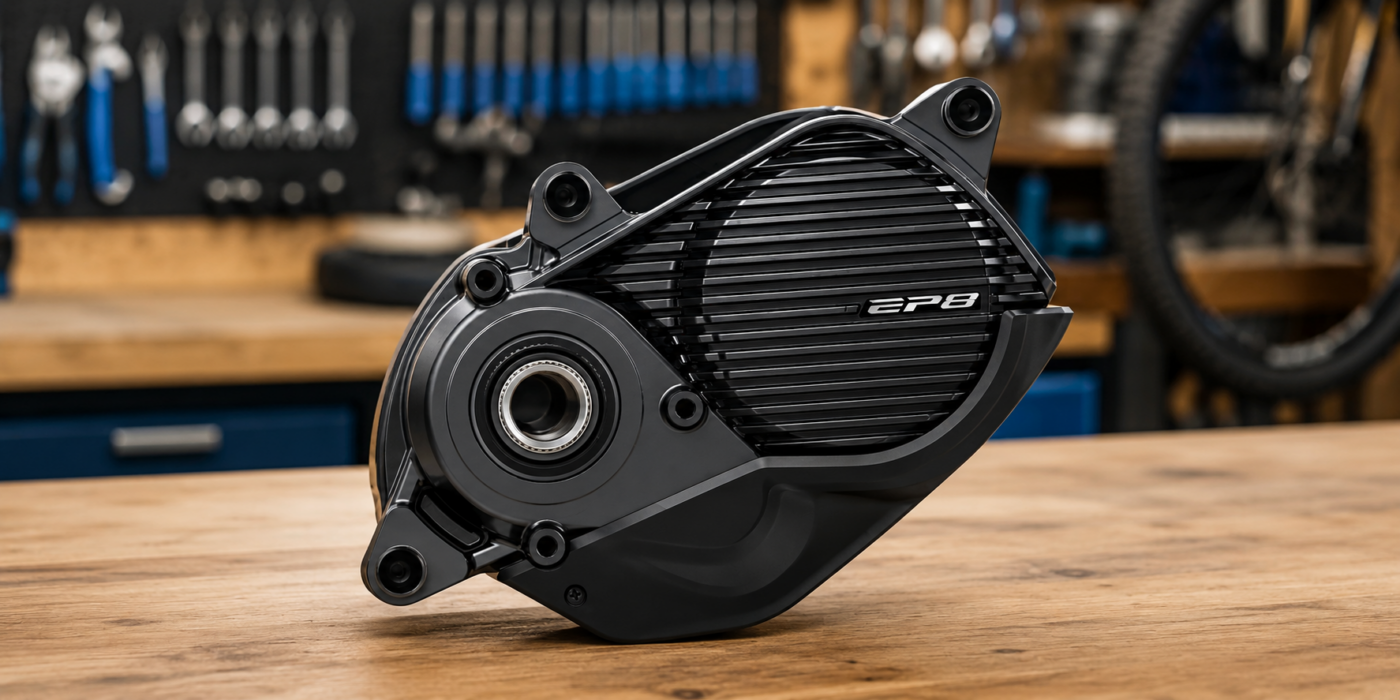 Shimano EP8 replacement motor ready for configuration with eTuning